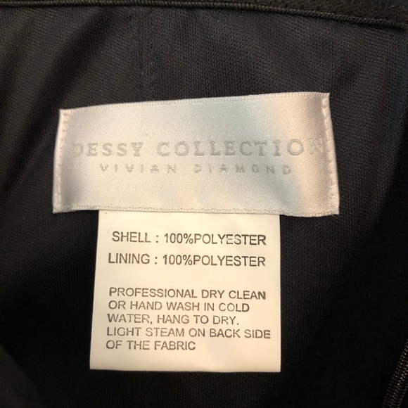 Dessy Collection Bridesmaid Dress with pockets - Picture 6 of 7